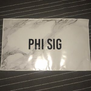 Phi Sigma Sigma Marble Poster
